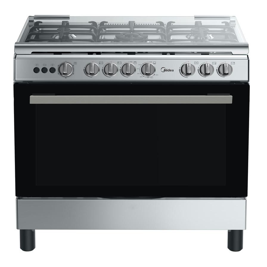 Midea Freestanding 5-Burner Gas Cooker, LME95028FFD (89.5 x 60 x 85 cm)