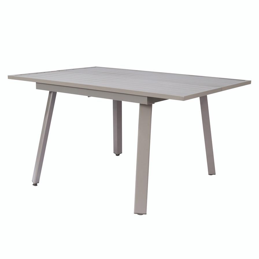 Wolin Aluminum Extendable Table GoodHome (750 x 945 x 1400 mm)