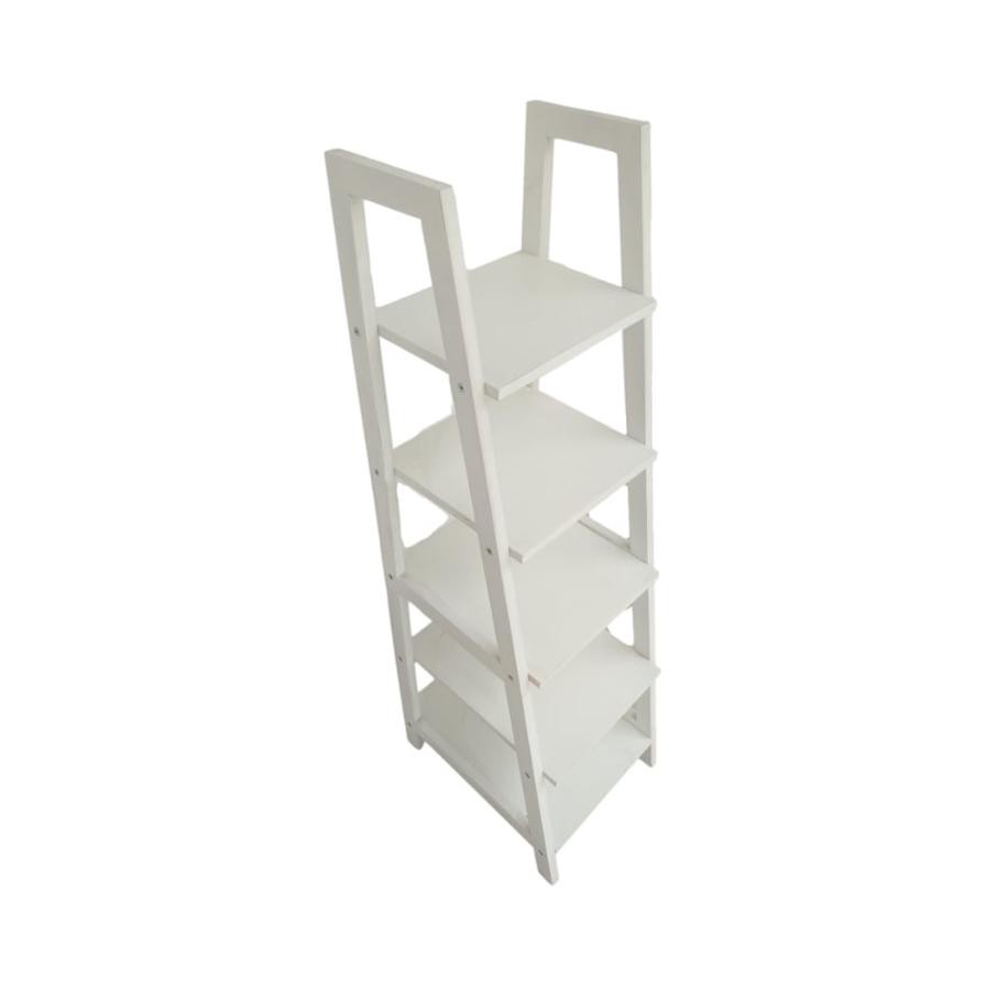 5-Section Wooden Shelf (41 x 33 x 118 cm)