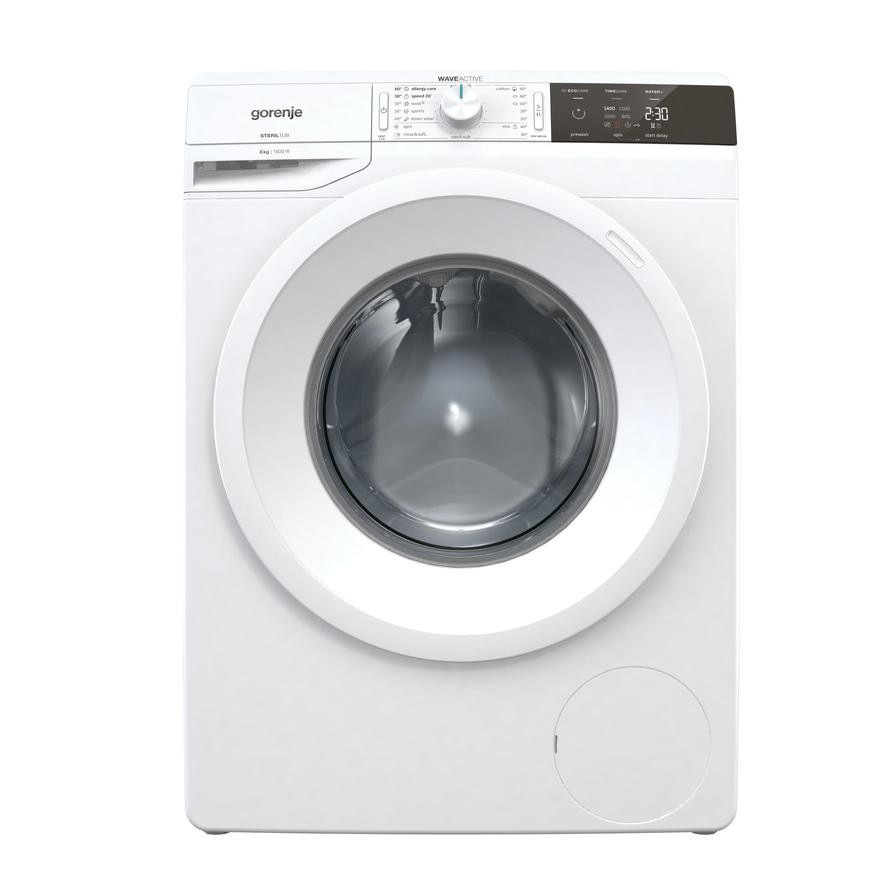 Gorenje 8 Kg Freestanding Front Load Washing Machine, WE843 (1400 rpm)