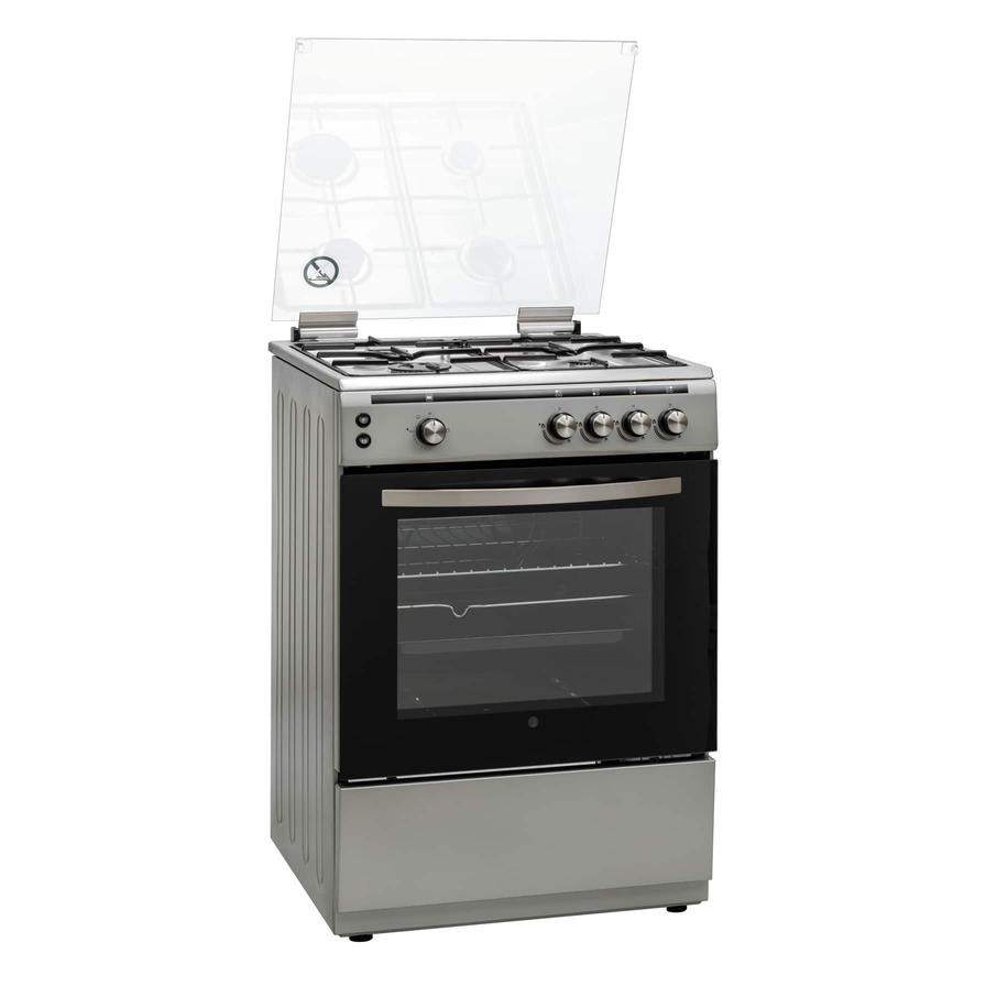 Hoover Freestanding 4-Burner Gas Cooker, FGC6060-S1V (60 x 60 x 85 cm)