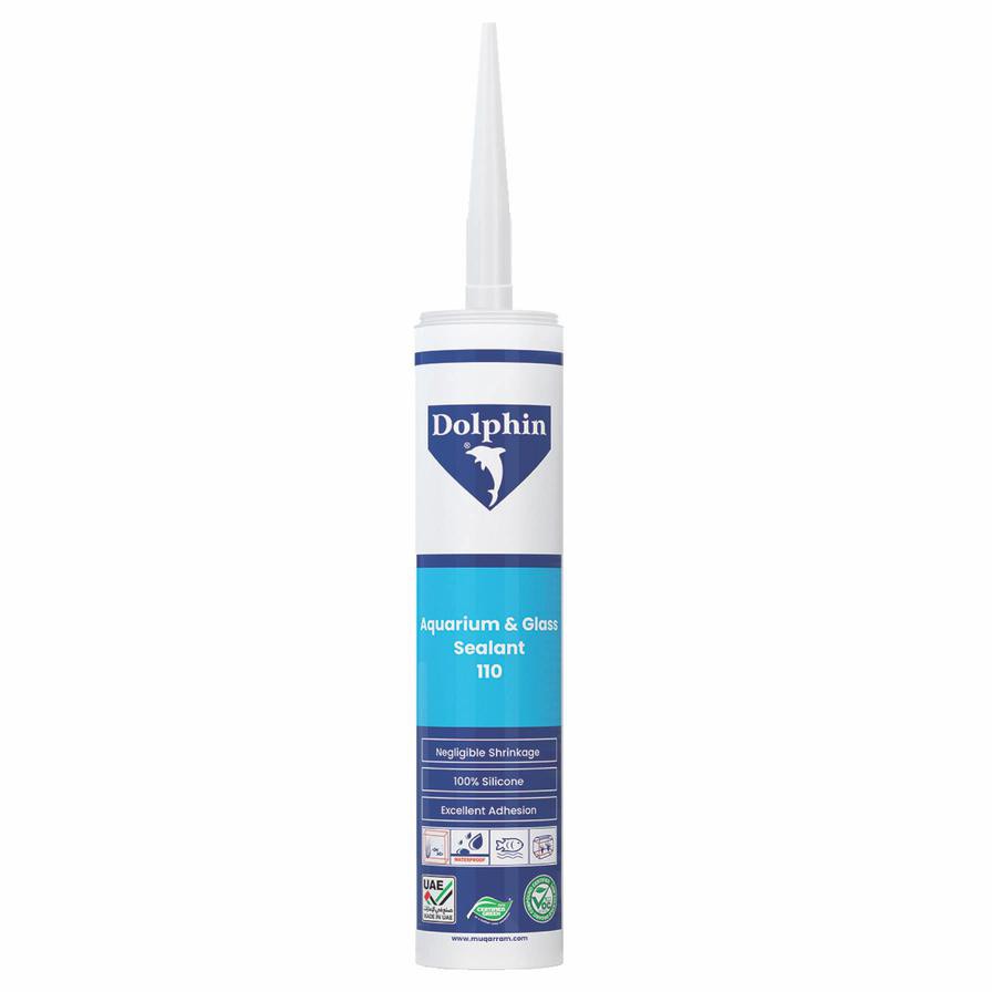 Dolphin 110 Aquarium & Glass Sealant (340 g, Clear)