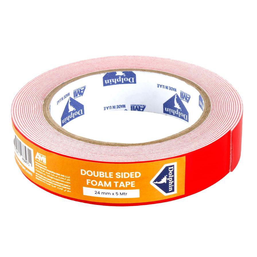 Dolphin Double Sided Foam Tape (2.4 x 500 cm)