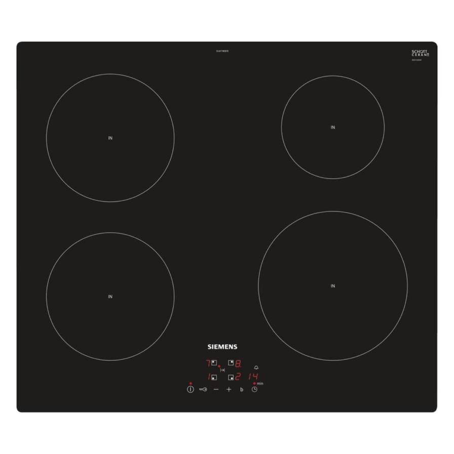 موقد حث حراري مدمج 4 مناطق تسخين iQ100 سيمنز، EU611BEB1E (5.1 × 59.2 × 52.2 سم)