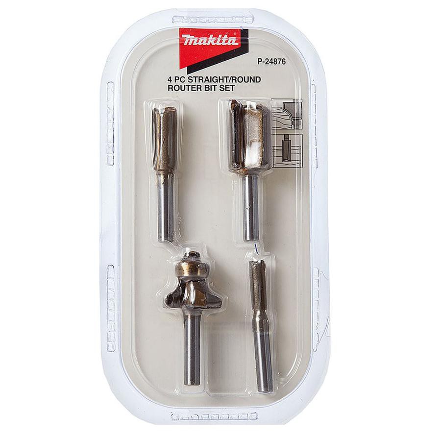 Makita Router Bit Set, P-24876 (4 Pc.)