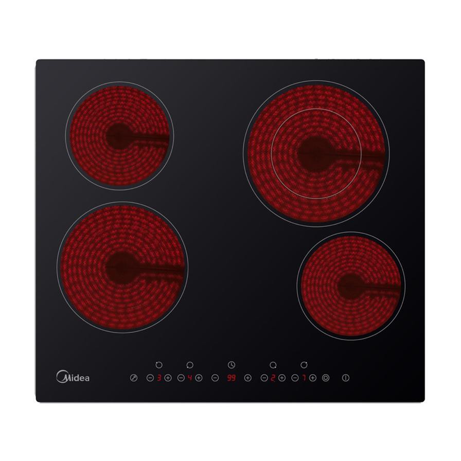 Midea Built-In 4-Zone Ceramic Hob, MCHF645 (52 x 59 x 5.5 cm)