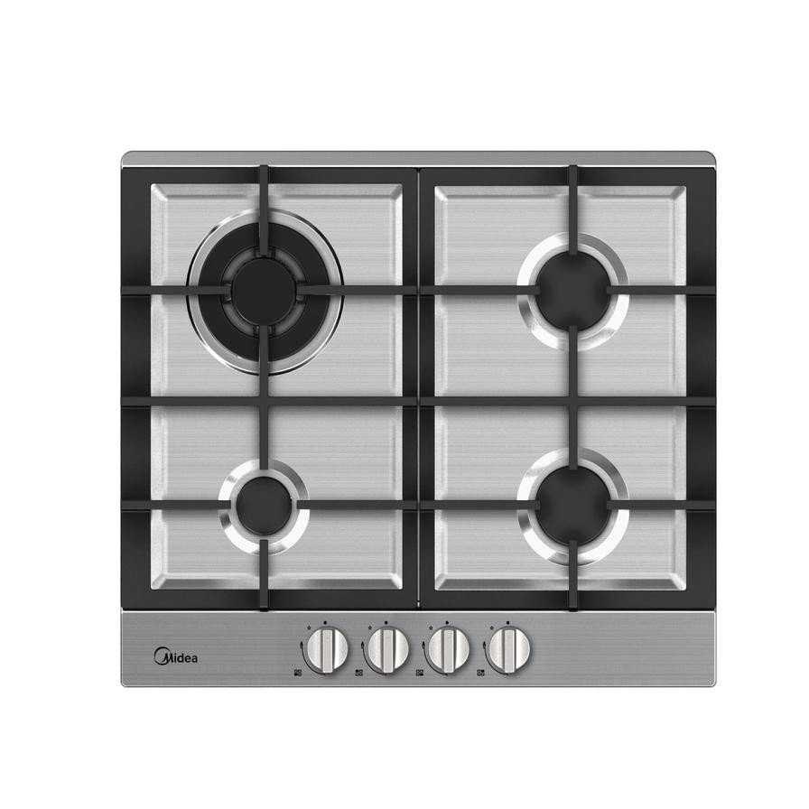 Midea Built-In 4-Burner Gas Hob, 60G40ME005SFT (51 x 59 x 9 cm)