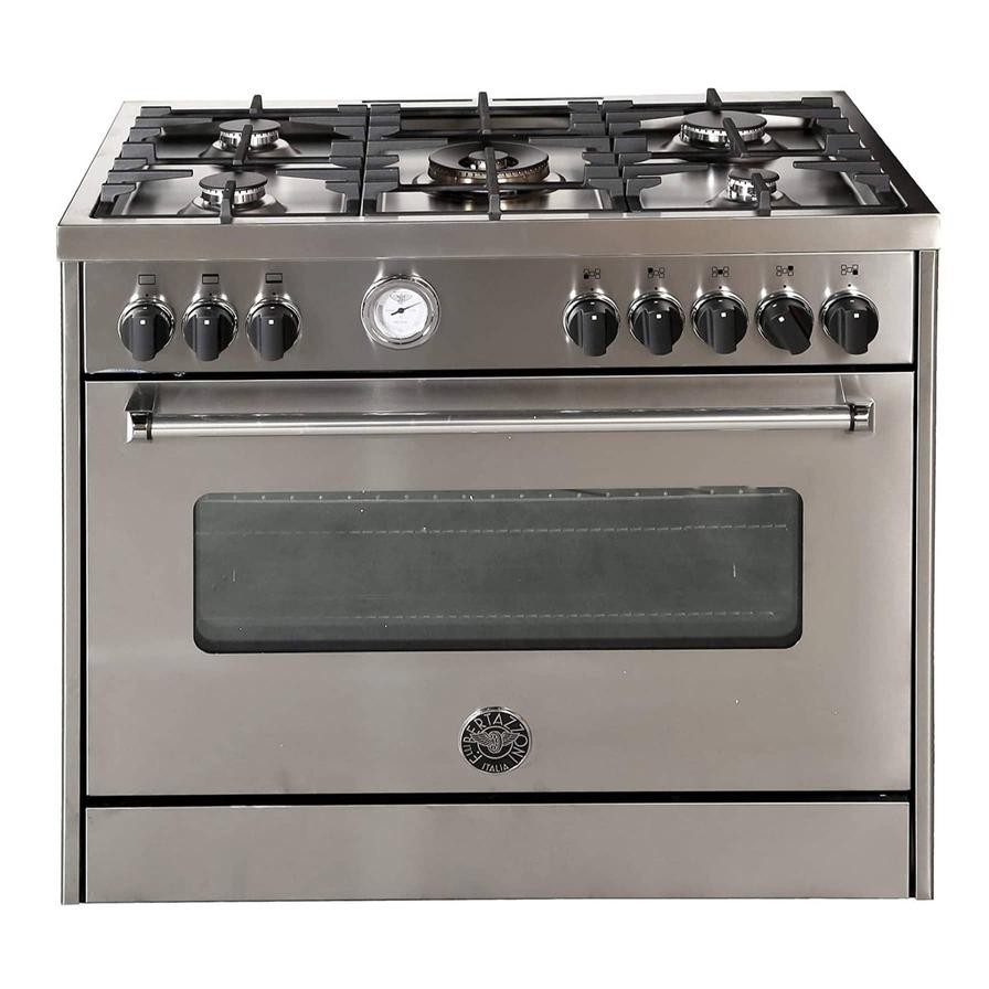 Bertazzoni Master Series Freestanding 5-Burner Gas Cooker, MAS905GGVLXE (90 x 60 x 85 cm)