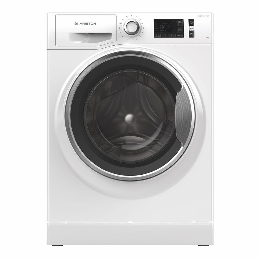 Ariston 9 Kg Freestanding Front Load Washing Machine, NLM11 946 WC A GCC (1200 rpm)