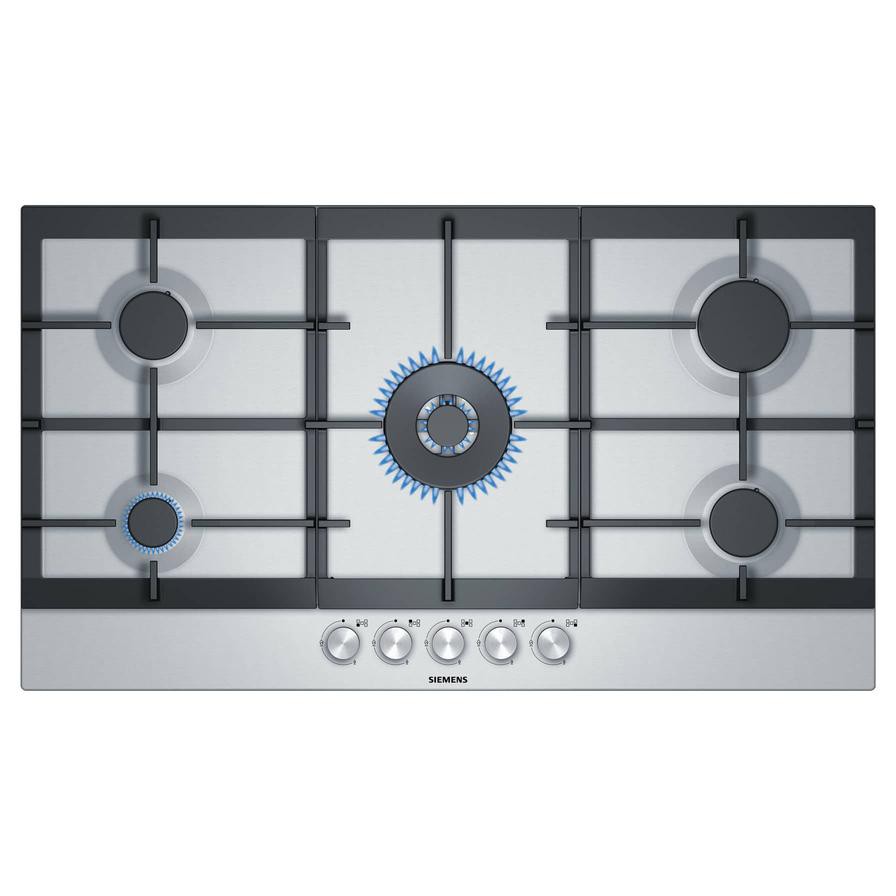 Siemens iQ500 Built-In 5 Burner Gas Hob, EC9B5QO90M (4.5 x 91.5 x 52 cm)