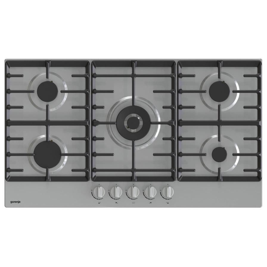 Gorenje Built-In 5-Burner Gas Hob, GW9C51X (90 x 13.2 x 52 cm)