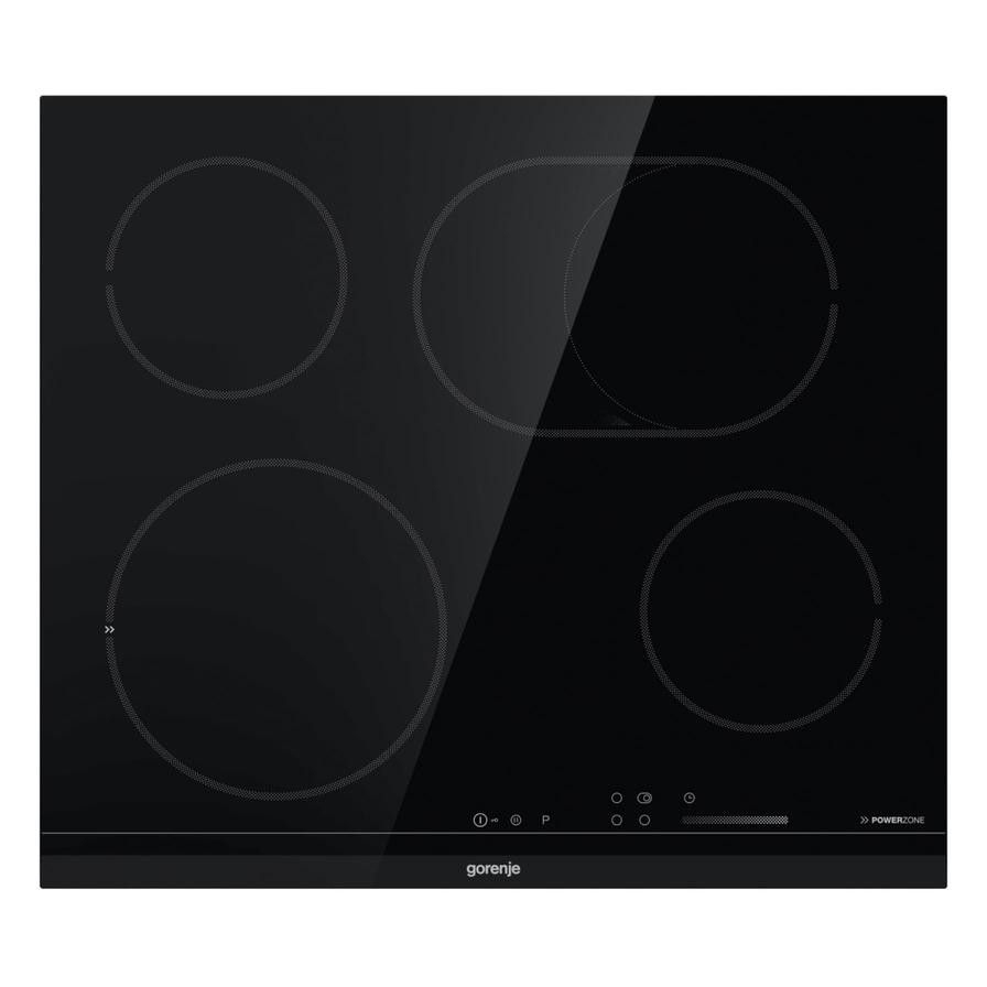 Gorenje Built-In 4 Zones Ceramic Hob, ECS648BCSC (60 x 5.4 x 52 cm)