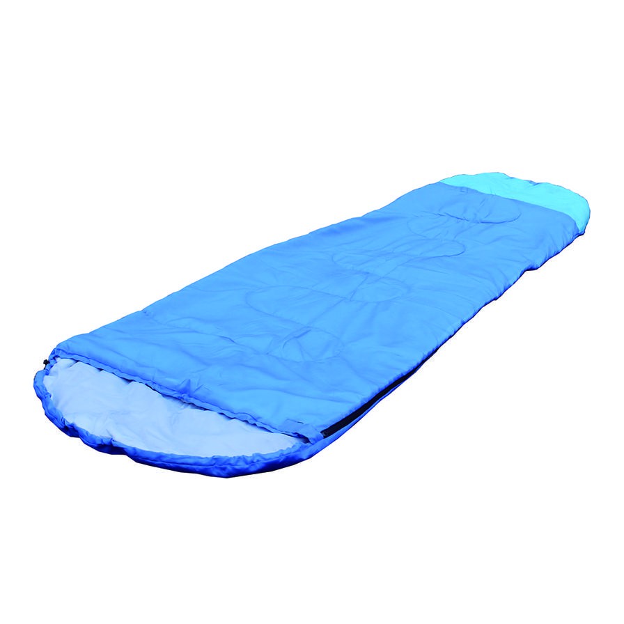 Ripstop Polyester Sleeping Bag (230 x 75 cm, Blue)