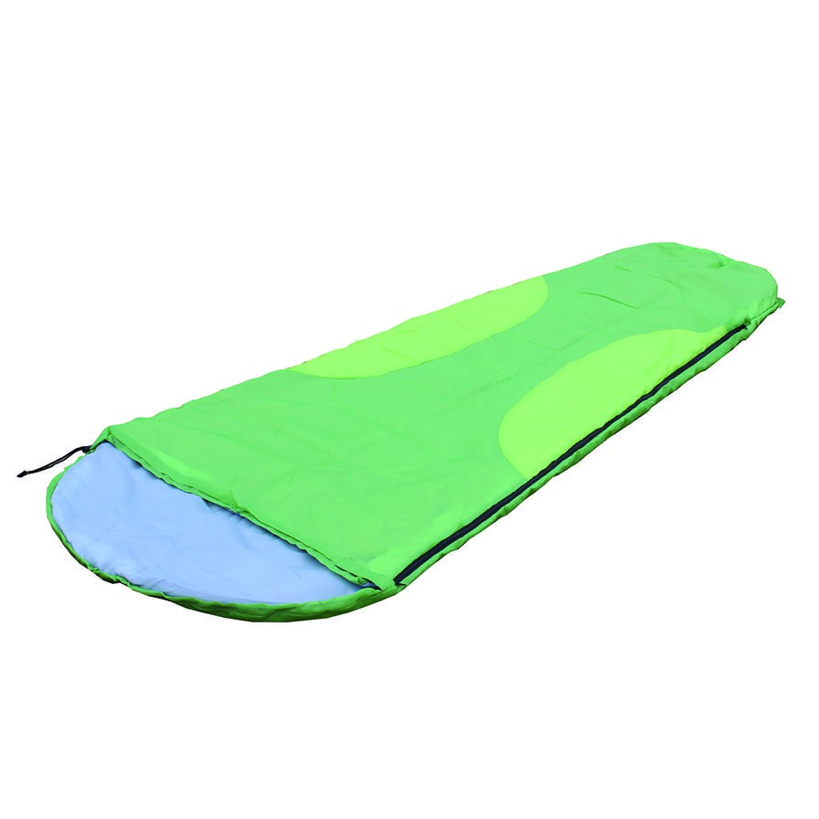 Polyester Sleeping Bag (230 x 75 cm, Green)