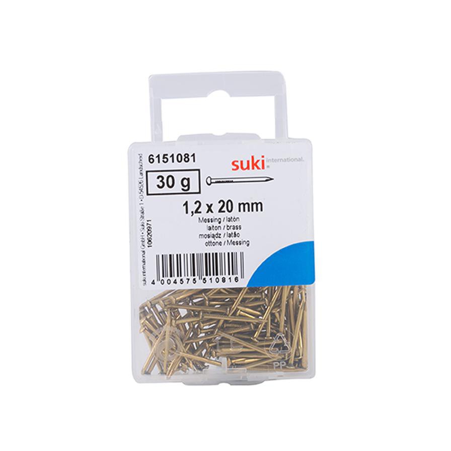 Suki Round Head Nails (1.2 x 20 mm, 30 g)