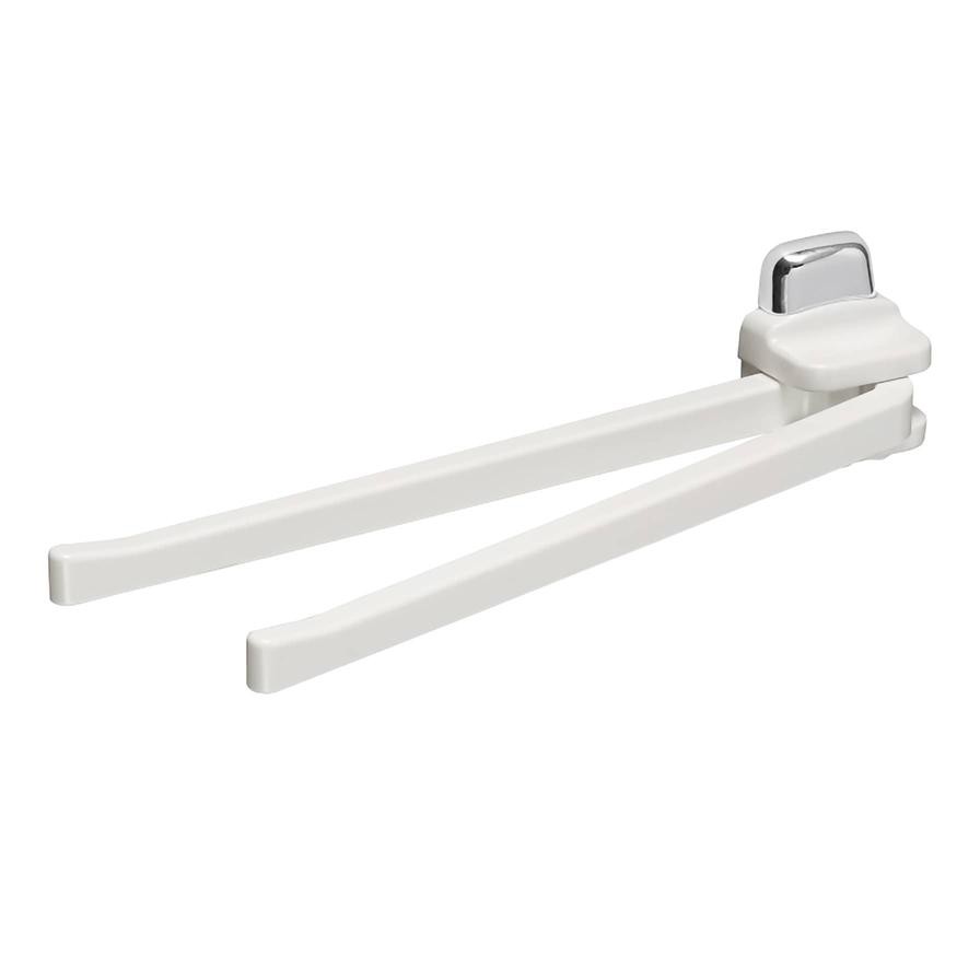 Primanova Plastic Double Arm Towel Rail (15.5 x 49.3 x 8.4 cm)