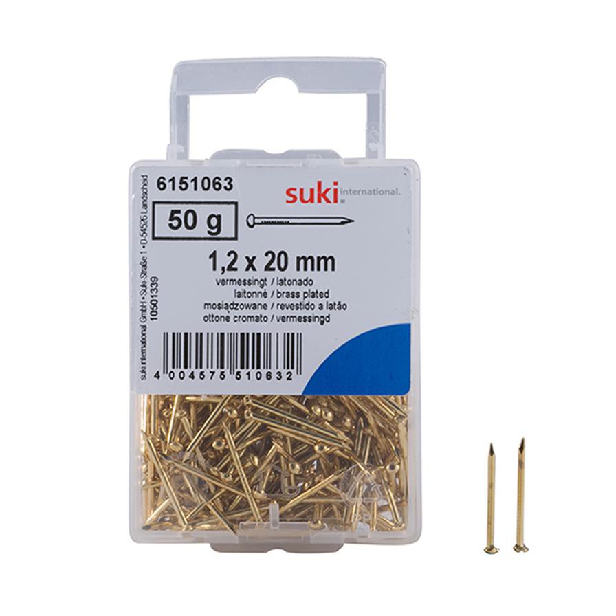 Suki Round Head Nails (1.2 x 20 mm)