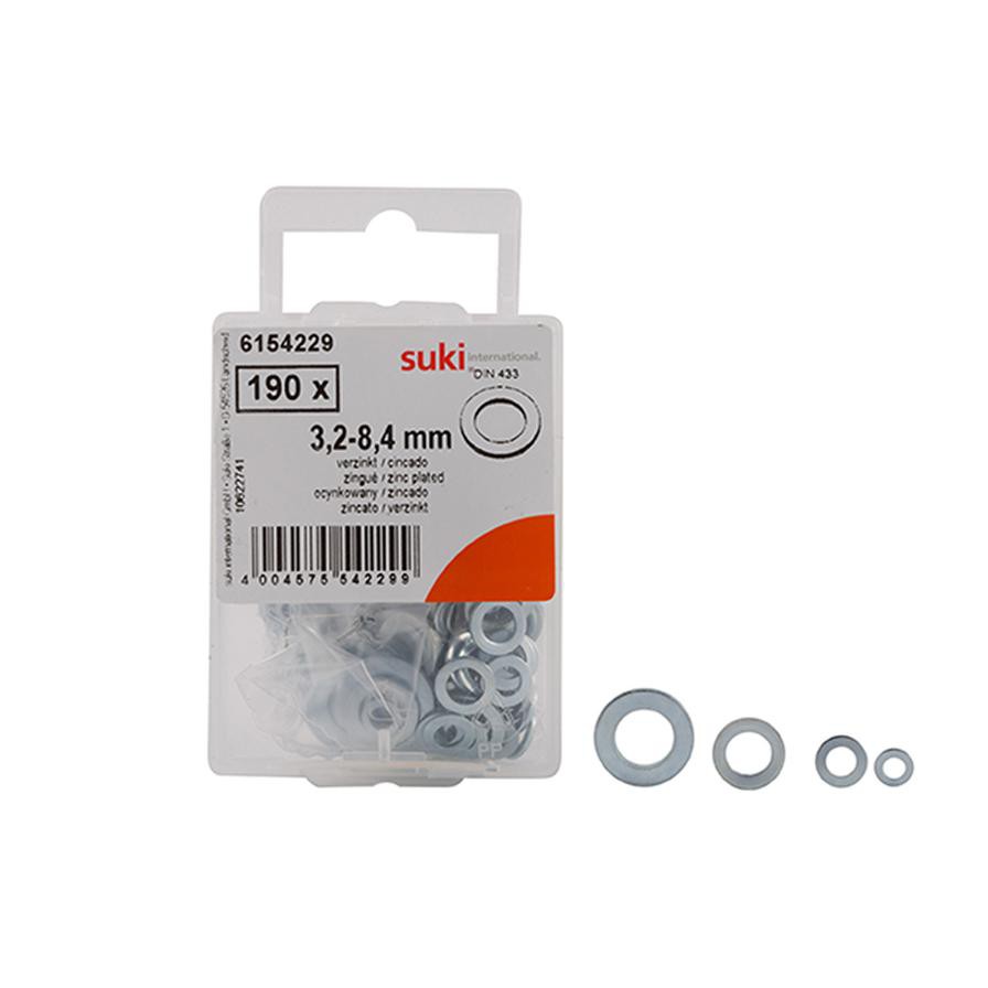 Suki Flat Washers (Pack of 190)