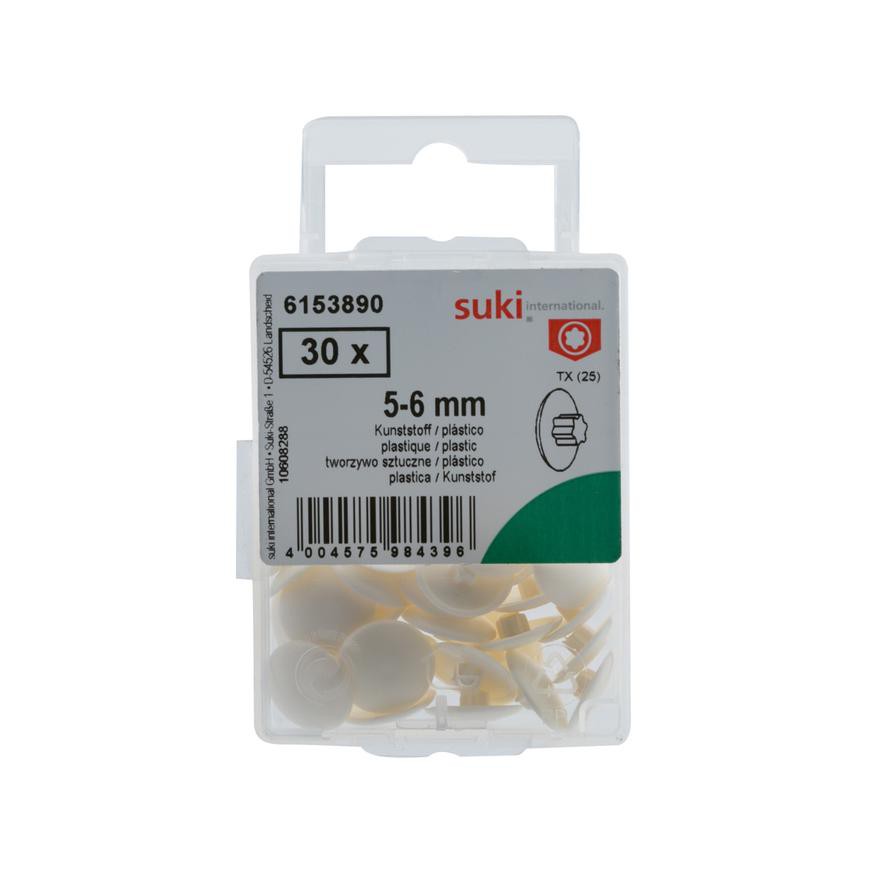 Suki Torx TX 25 M5 Bolt Cover Cap (0.5 x 0.6 cm)