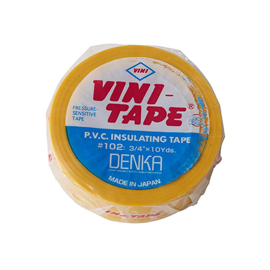 Vini PVC Insulating Tape (1.9 x 914 cm, Yellow)