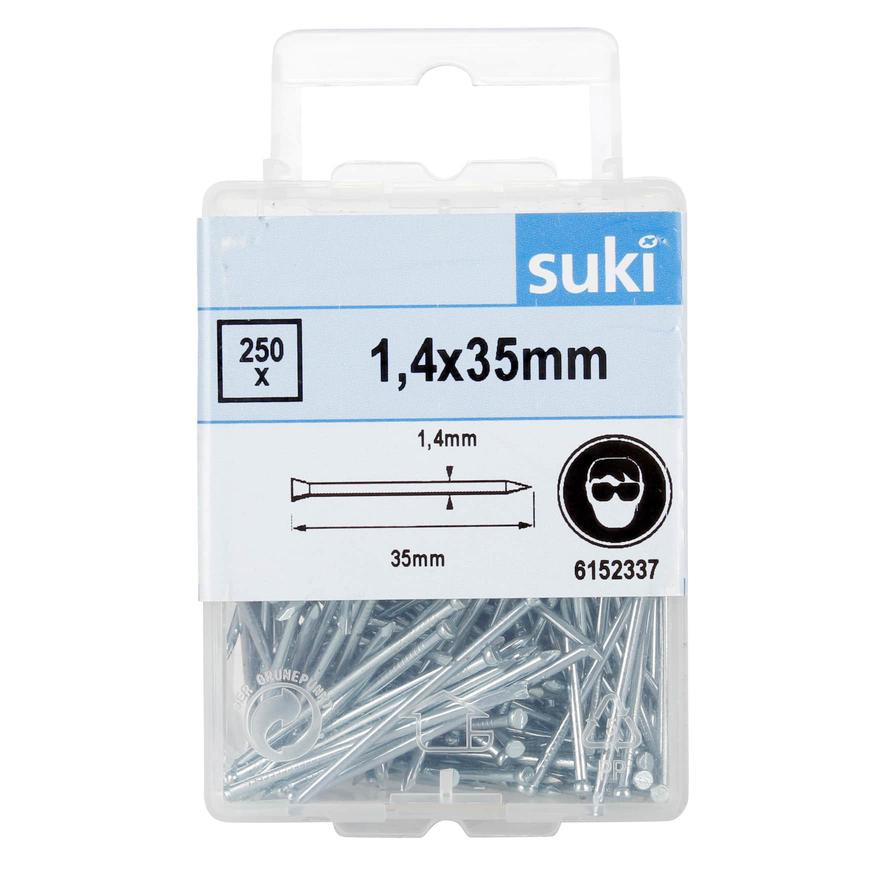 Suki Steel Wire Nail Box (0.38 x 10 cm, 400 g)