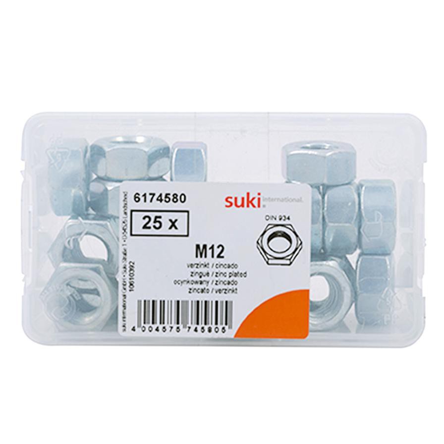 Suki 6174580 M12 Hex Nut (19 x 21.1 x 10 mm)