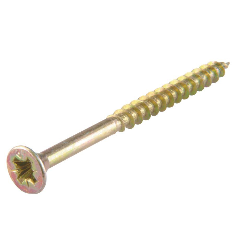 Suki PZ2 Countersunk Head Zinc-Plated Steel Universal Screw Pack (4.5 x 45 mm, 50 Pc.)