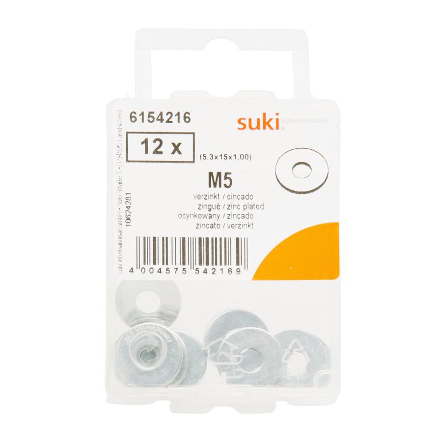 Suki Zinc Plated Self-Tapping Screws (4.8 x 25 mm, Pack of 7)