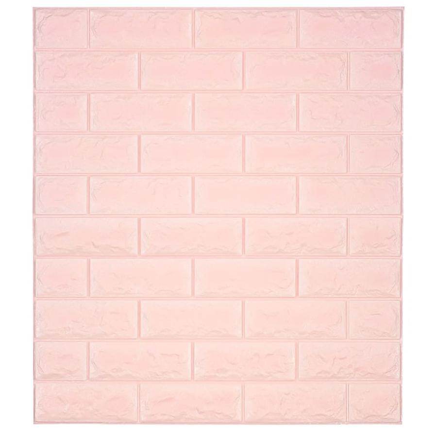 Polycell Foam Brick Wall Wallcovering (75 x 66 cm, Pink)