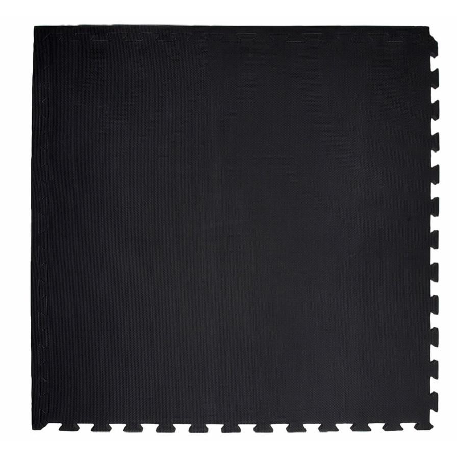 Tinyann Interlocking Foam Activity Mat (104.14 x 104.14 cm, Black)