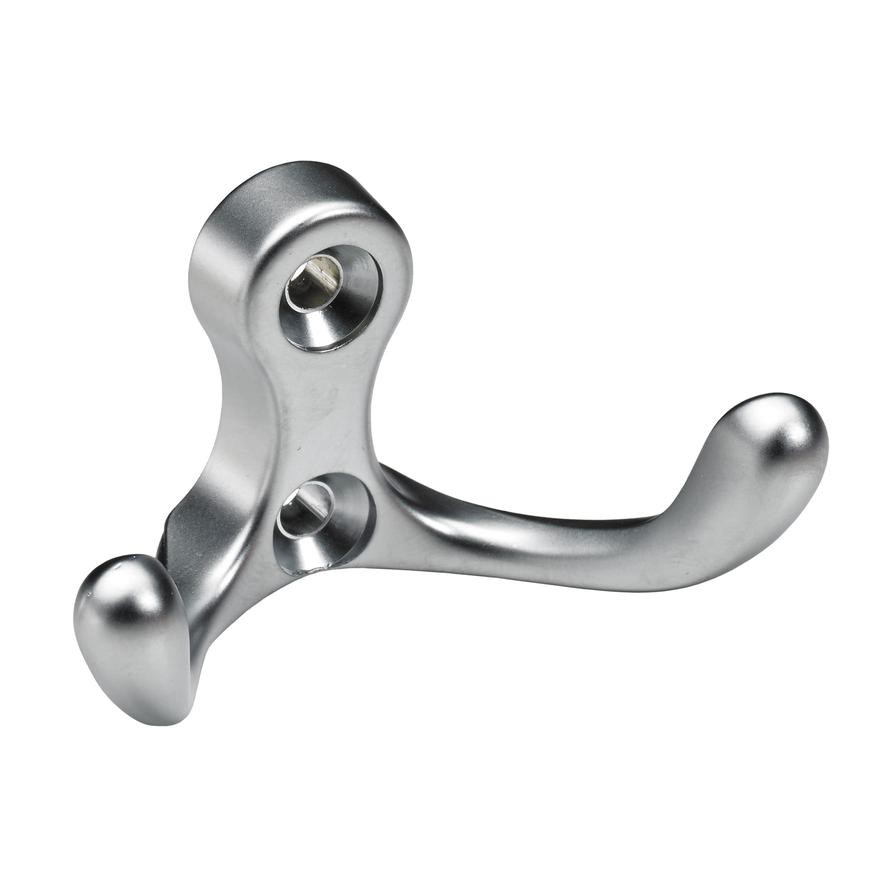 Hettich Aluminum Coat Hook (5.8 x 3.1 x 2.9 cm)