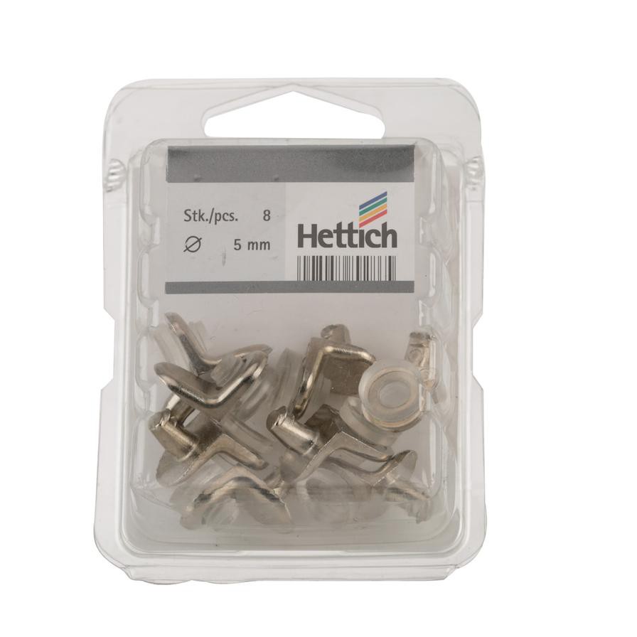 Hettich Shelf Support (5 mm, 8 pcs)