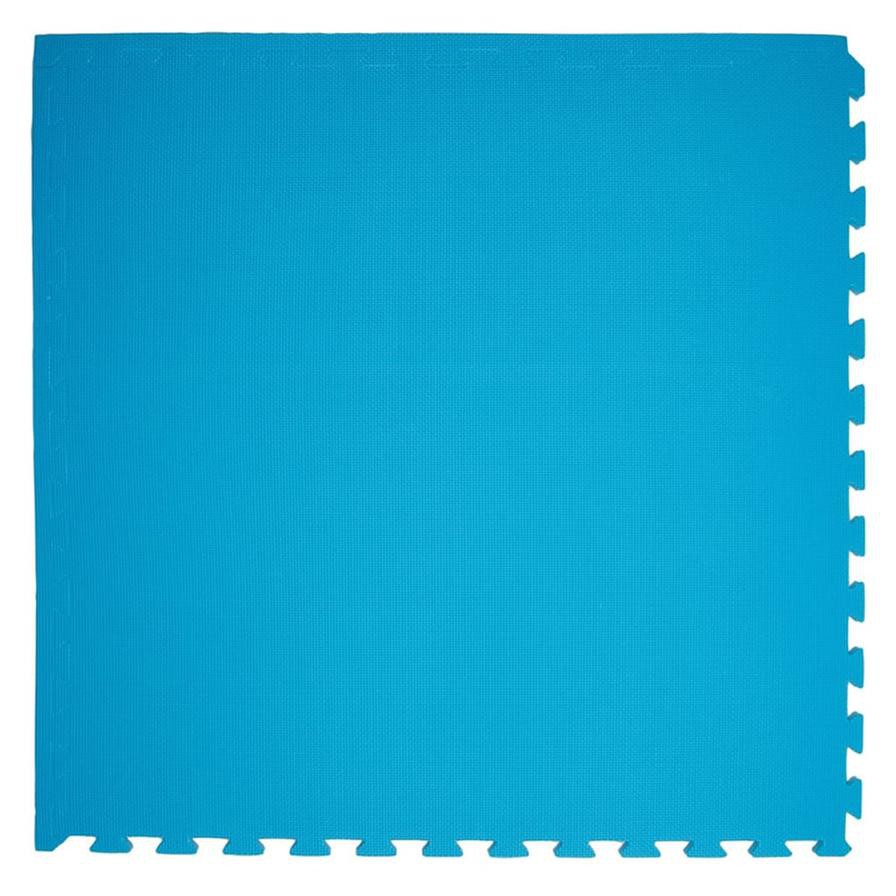 Tinyann Interlocking Foam Activity Mat (104.14 x 104.14 cm, Light Blue)