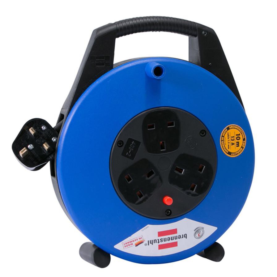 Brennenstuhl 3 Closed Sockets Cable Reel (10 m)