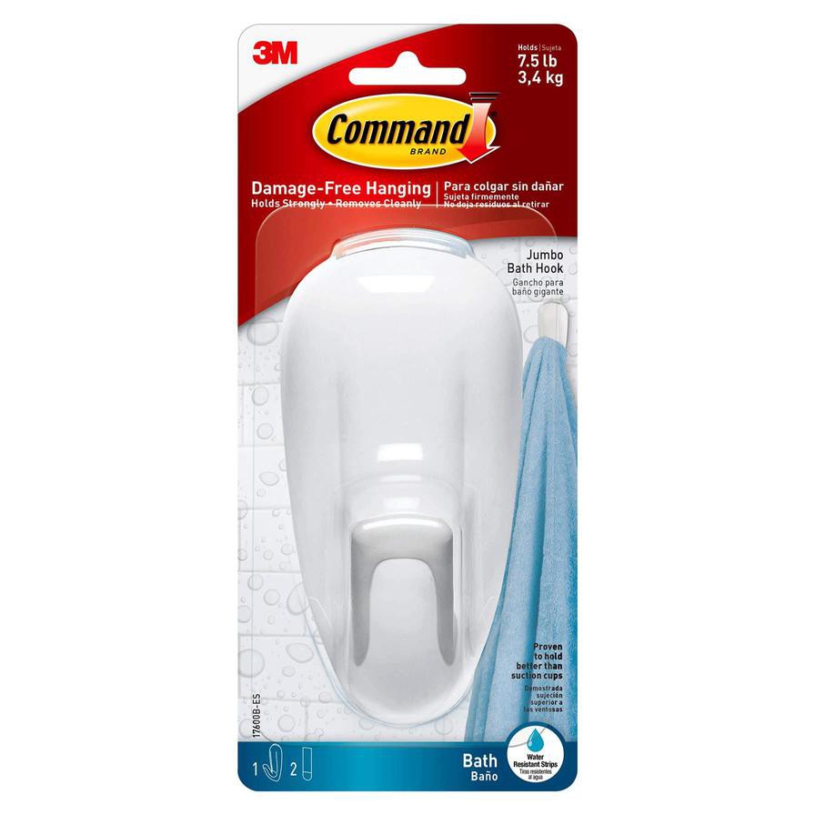 3M Command Jumbo Bathroom Hook