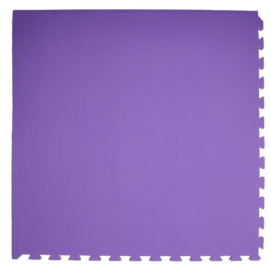 Tinyann Interlocking Foam Activity Mat (104.14 x 104.14 cm, Purple)