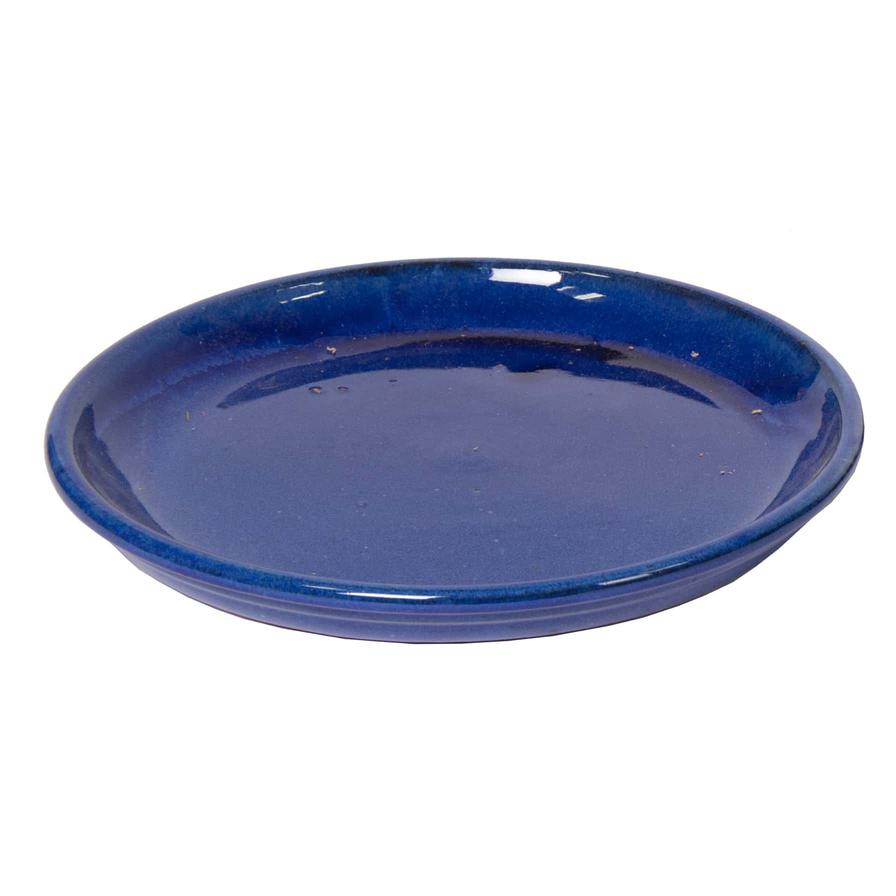 Glazed Terracotta Plant Saucer Generic (20 x 20 x 2.5 cm, Small)