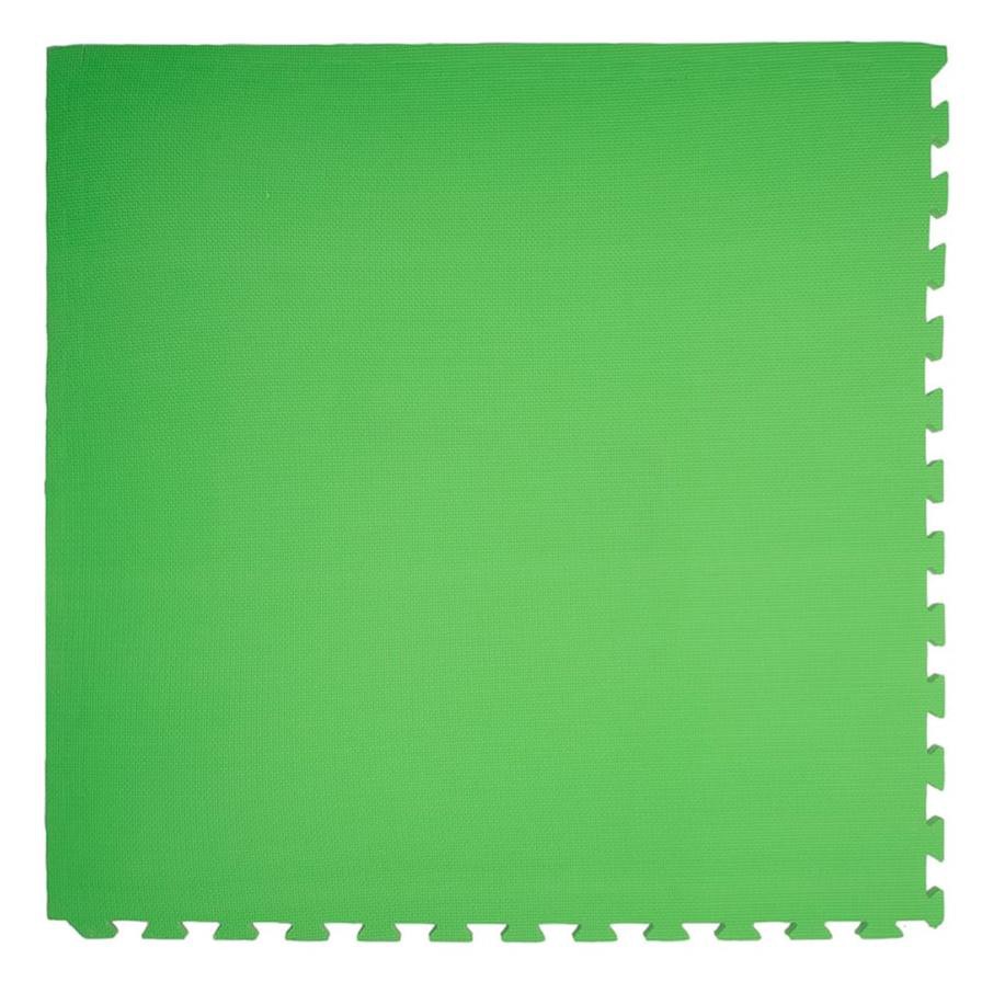 Tinyann Interlocking Foam Activity Mat (104.14 x 104.14 cm, Light Green)