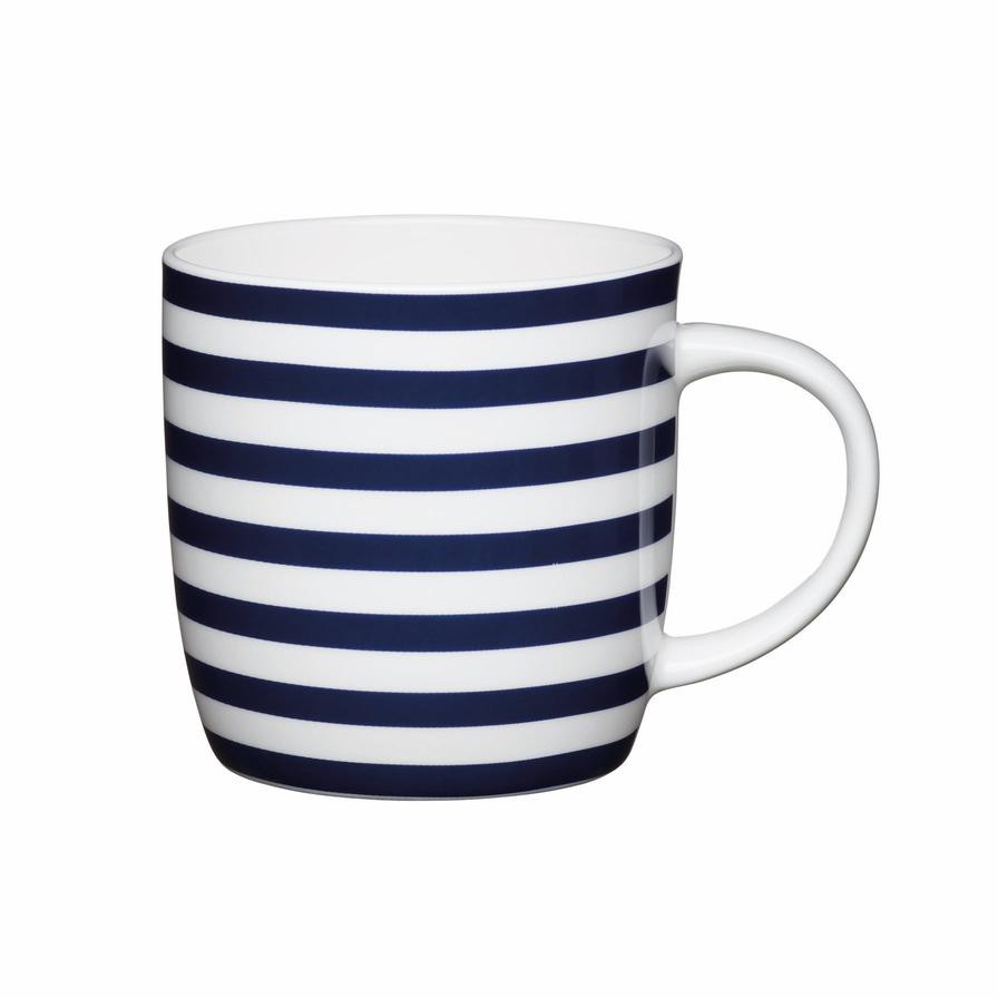 Kitchen Craft Fine Bone China Natural Stripe Mug (425 ml)