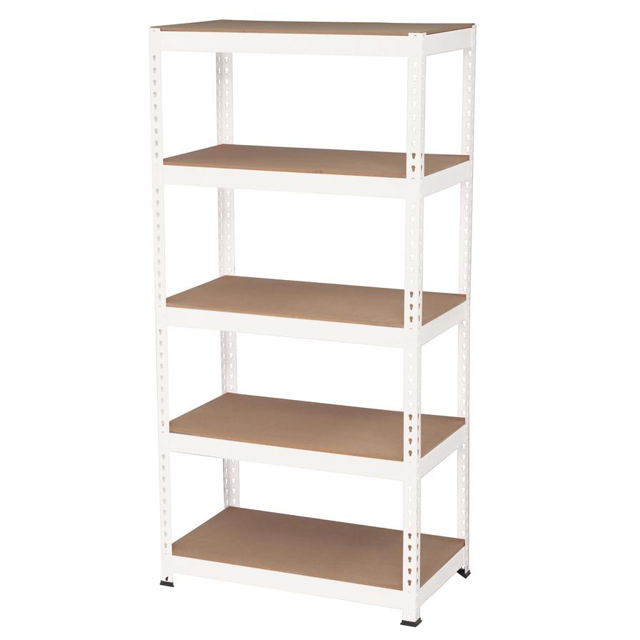 Living Space Metal 5-Tier Storage Shelf (90 x 50 x 180 cm)