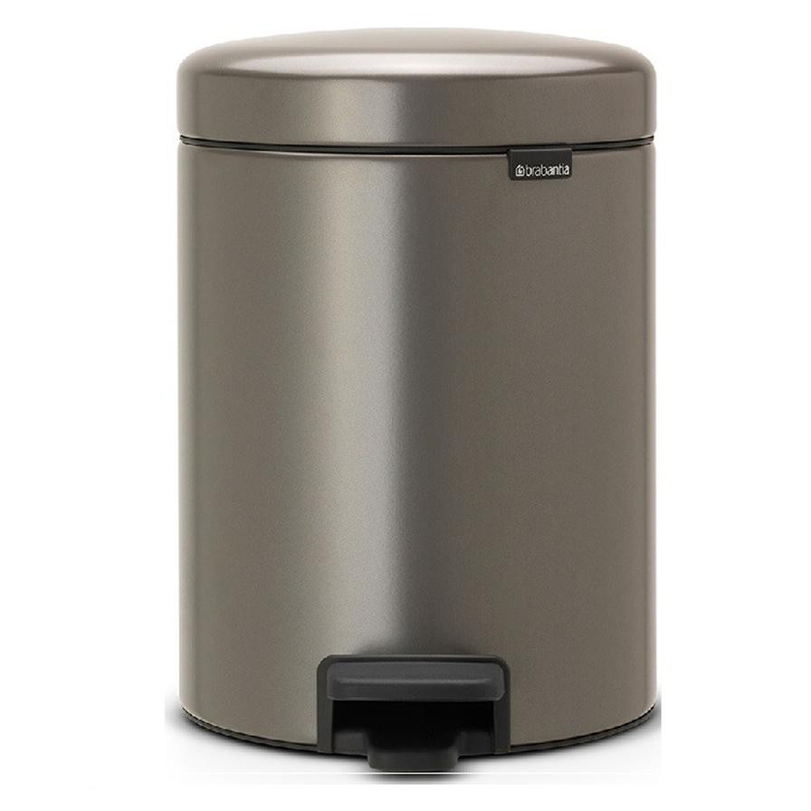 Brabantia NewIcon Pedal Bin (5L, Platinum)