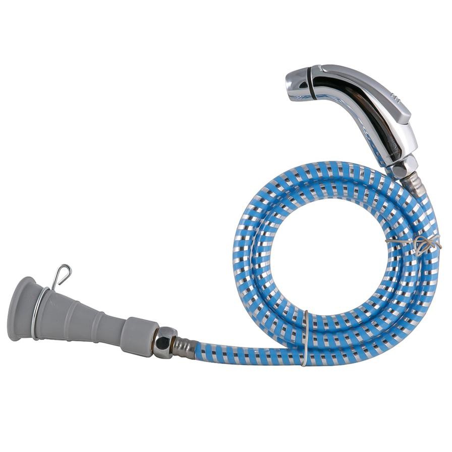 Traveller Chattaf Shattaf Travel Bidet Sprayer (120 cm, Silver/Blue)