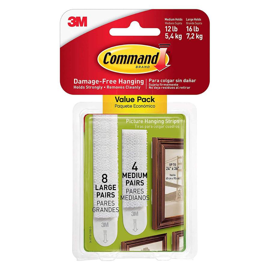 3M Command Picture Hanging Strips (12 Pc.)