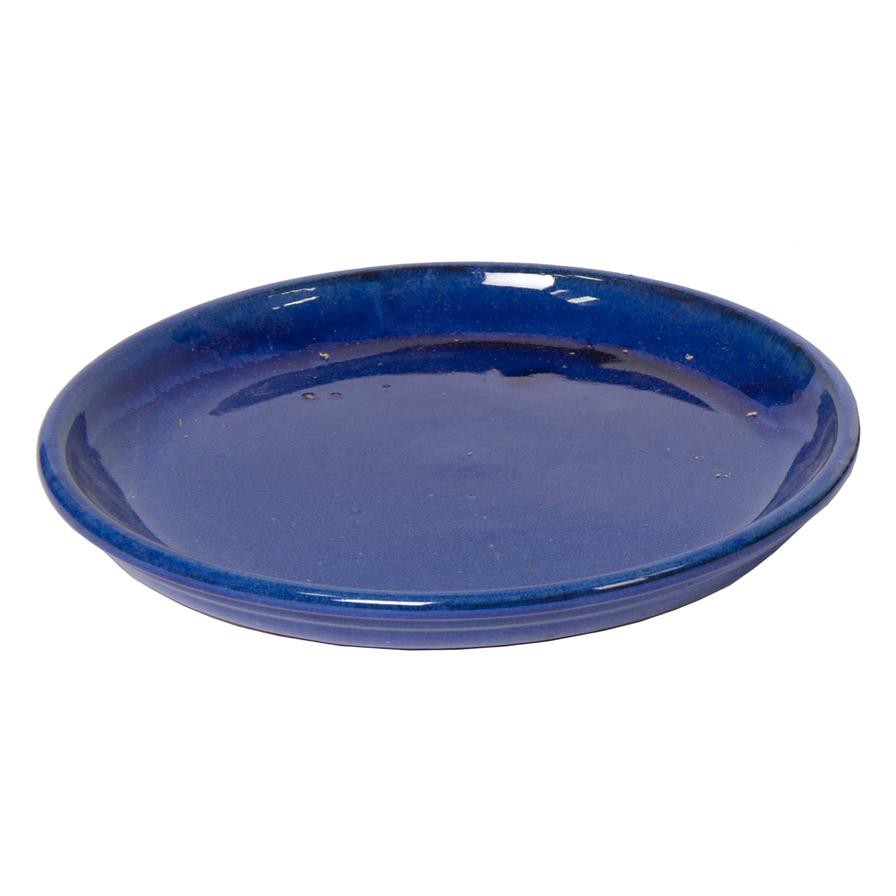 Glazed Terracotta Plant Saucer Generic (29 x 29 x 3 cm, Large)