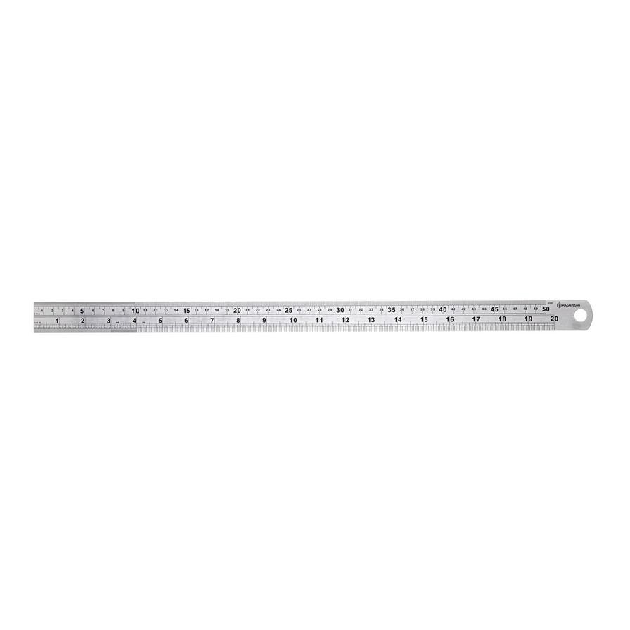 Magnusson Steel Non-Foldable Ruler, AMS23 (50 cm)