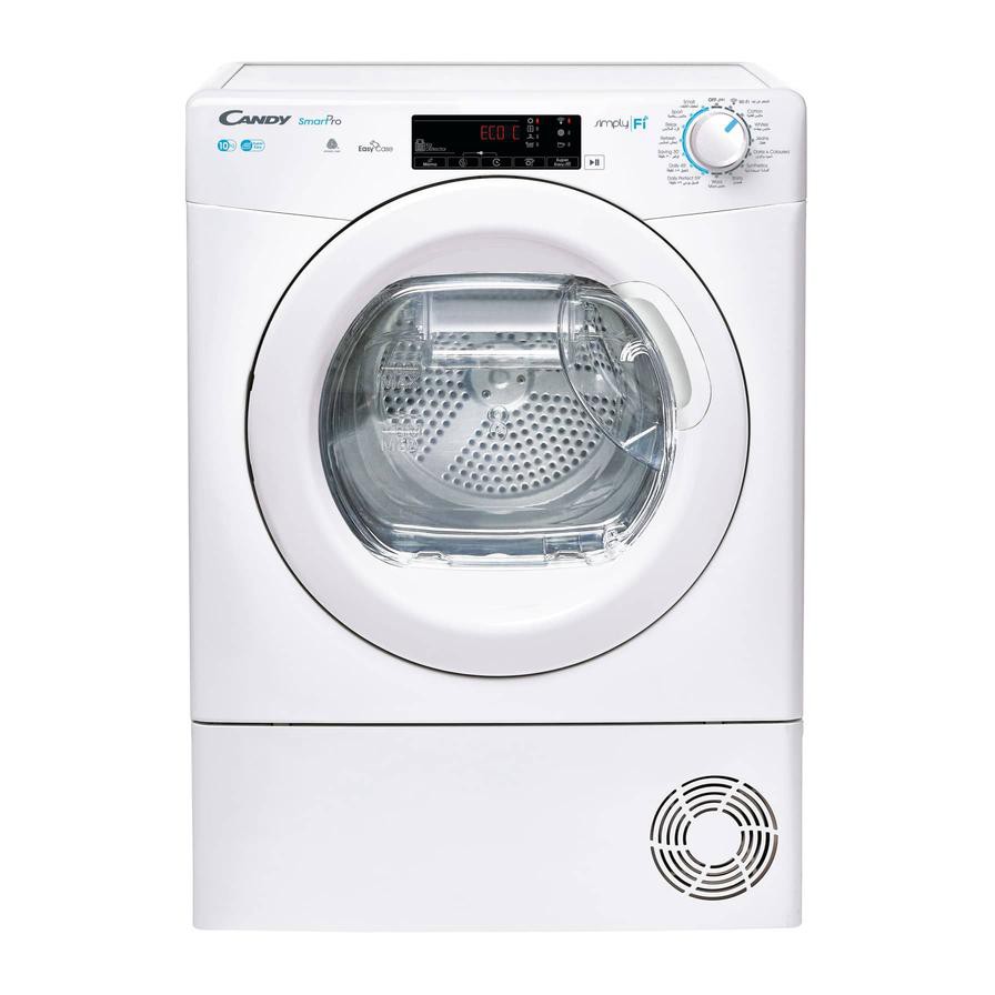 Candy Smart Pro Condenser Dryer, CSO C10TE-19 (10 kg)