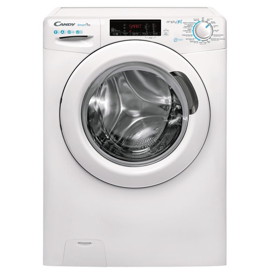 Candy SmartPro 9 kg Freestanding Front Load Washer, CSO 1495T3/1-19 (1400 rpm)