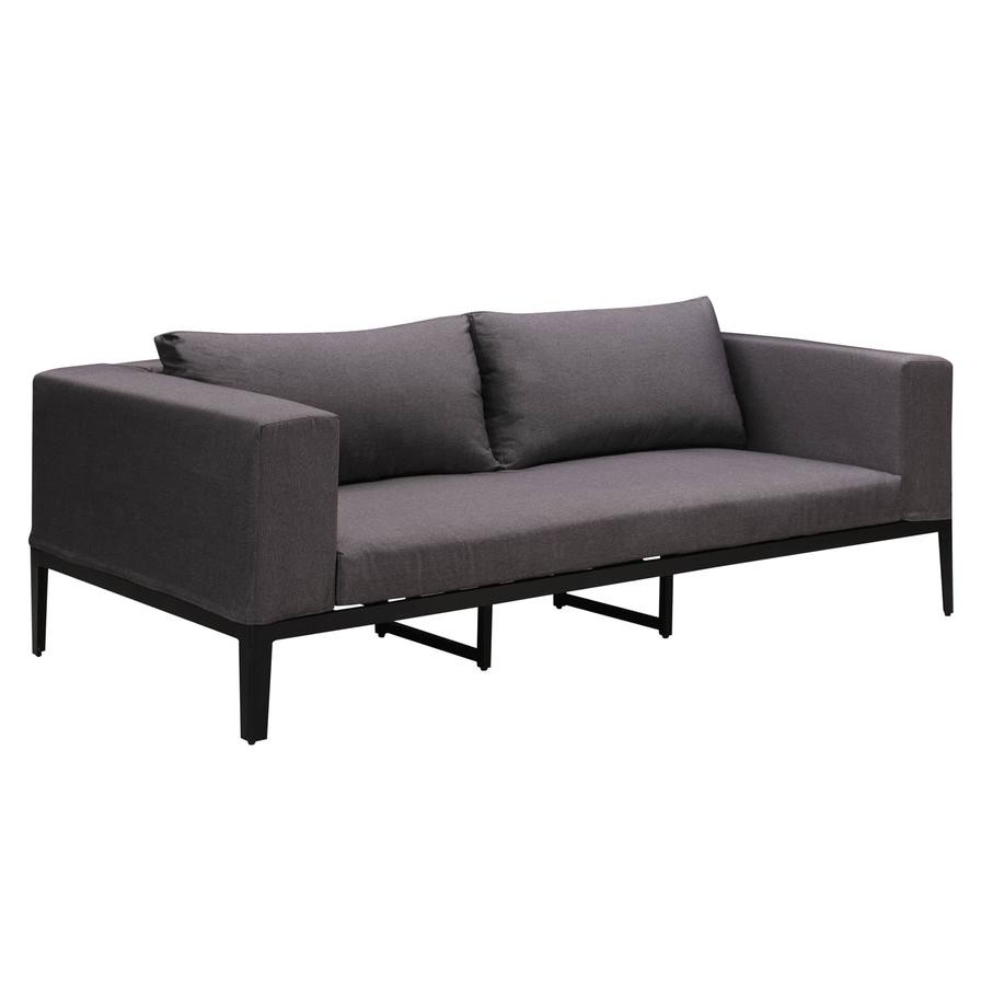 Aruba Deluxe 2-Seater Aluminium Sofa W/Cushion Generic (220 x 100 x 72 cm)