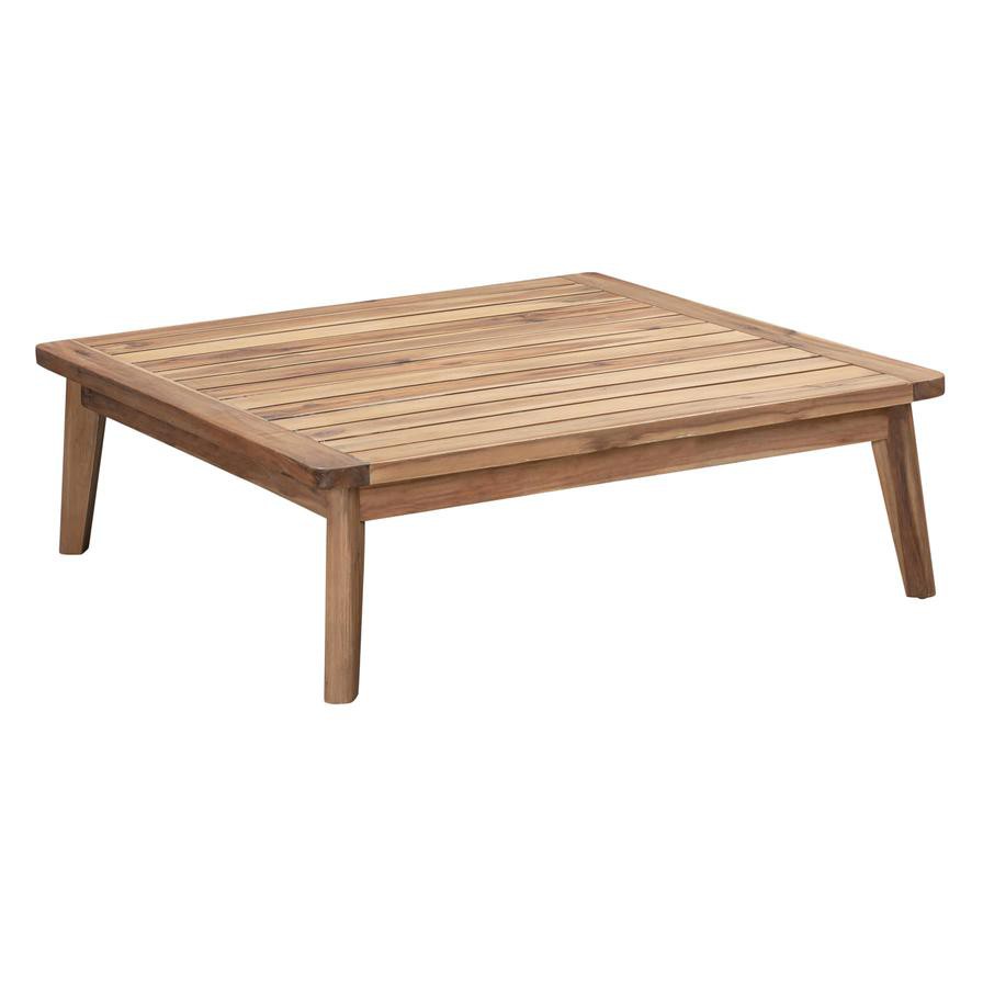 Maine Acacia Wooden Coffee Table Generic (100 x 100 x 32 cm)