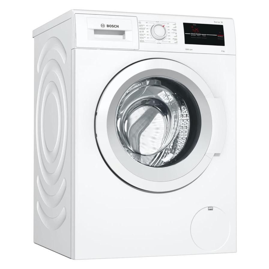 Bosch 8 Kg Serie 2 Freestanding Front Load Washing Machine, WAJ20180GC (1000 rpm)